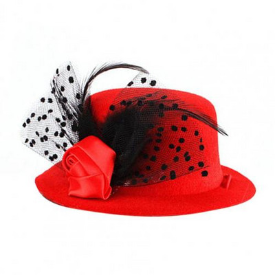 Pălărie pentru câini de Crăciun Pălării de top Căciuli pentru câini Gentleman Fedora Căciulă de pisicuță pentru petrecerea de Crăciun Pălărie pentru animale de companie Accesorii pentru câini Animal de companie pentru câini de rase mici