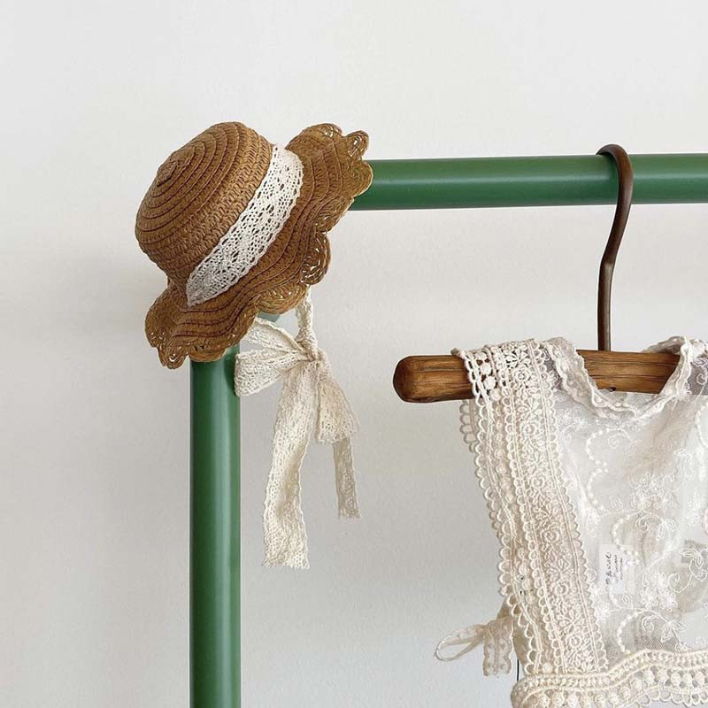 INS Čipkovaná slamená čiapka pre mačky, domáce zvieratá, psov, malého psa, plyšového bišóna, opaľovací krém, slnečný klobúk, pastoračná dekorácia, foto pokrývka hlavy