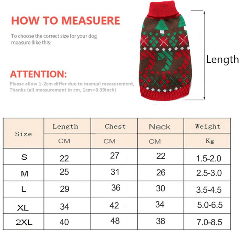 Vianočný sveter pre domáce zvieratá s kresleným vianočným motívom, zimný pletený sveter pre domáce zvieratá, teplé oblečenie pre malých yorkshirských domácich miláčikov, kabát, pletenie, háčkovanie, látka