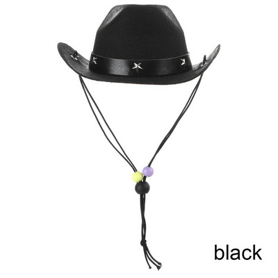 Accesoriu foto de vară reglabil în aer liber Câini Pisici Crăciun pentru cap Câini Căciuli pentru pisici Pălărie pentru câine Pălărie de cowboy