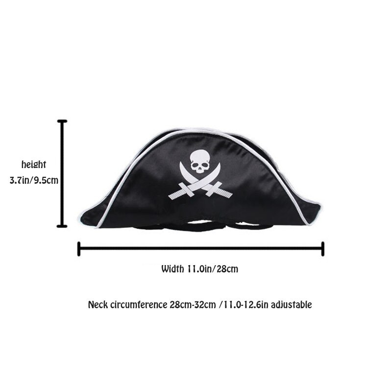 Zábavná čiapka pre domáce zvieratá s mačkou, pirátsky vzhľad, parochňa pre psa, cool párty, cosplay kostým, šteniatko, roztomilá čiapka, mačiatko, pokrývky hlavy, domáce zvieratá, doplnky