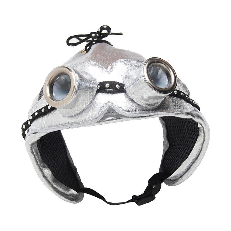 PU kožená roztomilá psia čiapka Halloween kostým s otvorom pre uši Oblečenie pre domáce zvieratá darček na narodeniny pre maškarný kostým Zvieracie šteňa Cosplay oblečenie