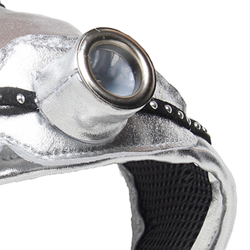 PU kožená roztomilá psia čiapka Halloween kostým s otvorom pre uši Oblečenie pre domáce zvieratá darček na narodeniny pre maškarný kostým Zvieracie šteňa Cosplay oblečenie