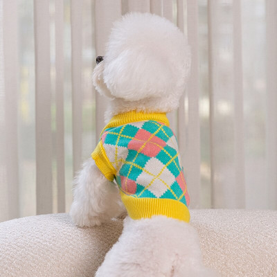 Pet Snowcoat Σκύλος Πλεκτό Πουλόβερ Schnauzer Cat Ρούχα Φθινοπώρου/Χειμώνα Bichon Pullover Παπούτσια για κουτάβι Ζεστά ρούχα
