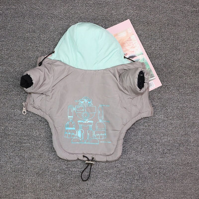 Haina din bumbac la modă pentru câini de companie, îngroșată, caldă, pentru căței, pentru câini de talie mică, mijlocie, teddy, bichon, pomeranian, costume de iarnă