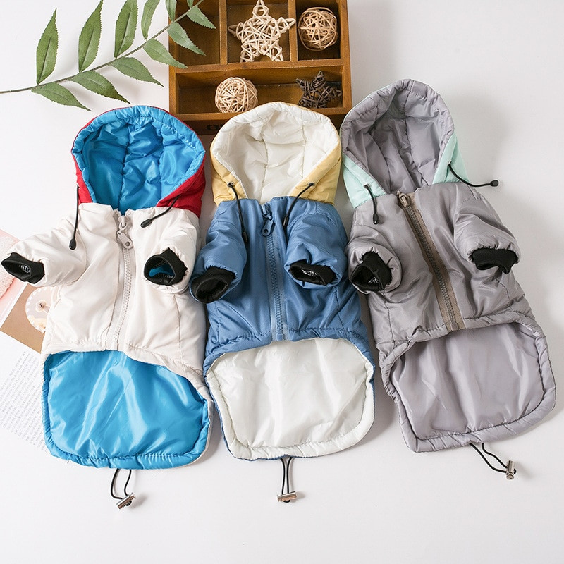 Haina din bumbac la modă pentru câini de companie, îngroșată, caldă, pentru căței, pentru câini de talie mică, mijlocie, teddy, bichon, pomeranian, costume de iarnă