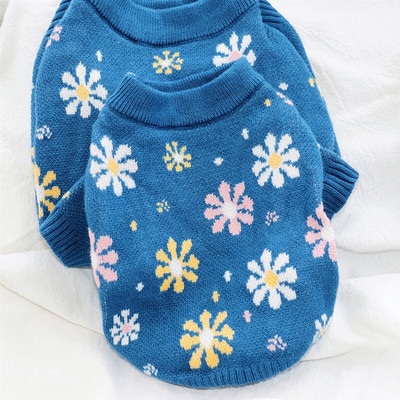 Psí kardigan sveter kabát zima mačka šteňa malé oblečenie pre psov pletené oblečenie čivava yorkshirský teriér pomeranský teriér maltézsky pudel oblečenie S
