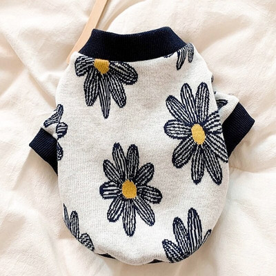 Psí kardigan sveter kabát zima mačka šteňa malé oblečenie pre psov pletené oblečenie čivava yorkshirský teriér pomeranský teriér maltézsky pudel oblečenie S