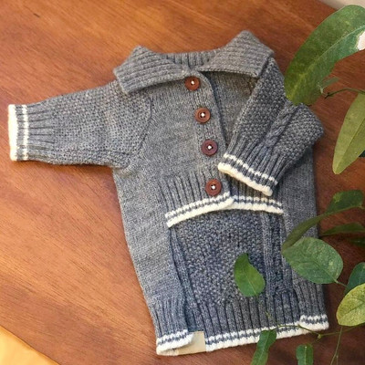 Psí kardigan sveter kabát zima mačka šteňa malé oblečenie pre psov pletené oblečenie čivava yorkshirský teriér pomeranský teriér maltézsky pudel oblečenie S