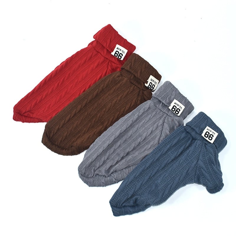 Žiemos gaminiai augintiniams Atvarto dizainas Šunims Drabužiai Megztinis Šiltas Maži ir Vidutiniai Šunys Pudeliai, Meškiukai, Čihuahua ir kt