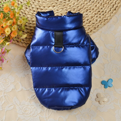 Oblečenie pre domáce zvieratá, nepremokavý kožený kabát pre psov, zimná teplá prešívaná bunda pre malé a stredné psy, čivava, francúzsky buldoček