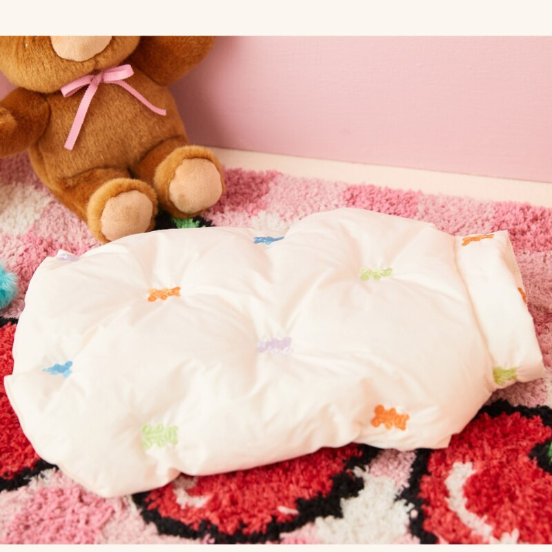 Soe karu sulejope mantel Lemmiklooma koera riided Multikas Paksud riided Koerad Väikesed armsad Chihuahua Print Sügistalv Talv valge poiss Kingitus