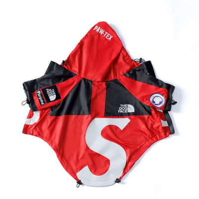 TheDogFace Polyester Dog Raincoat Ρυθμιζόμενο μπουφάν Άνετη στολή BlueRivet for Puppy Cute Dogs Lovely AccessoriesSupplier