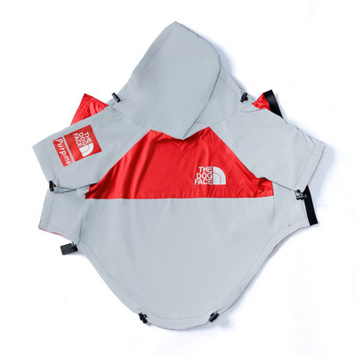 TheDogFace Polyester Dog Raincoat Ρυθμιζόμενο μπουφάν Άνετη στολή BlueRivet for Puppy Cute Dogs Lovely AccessoriesSupplier