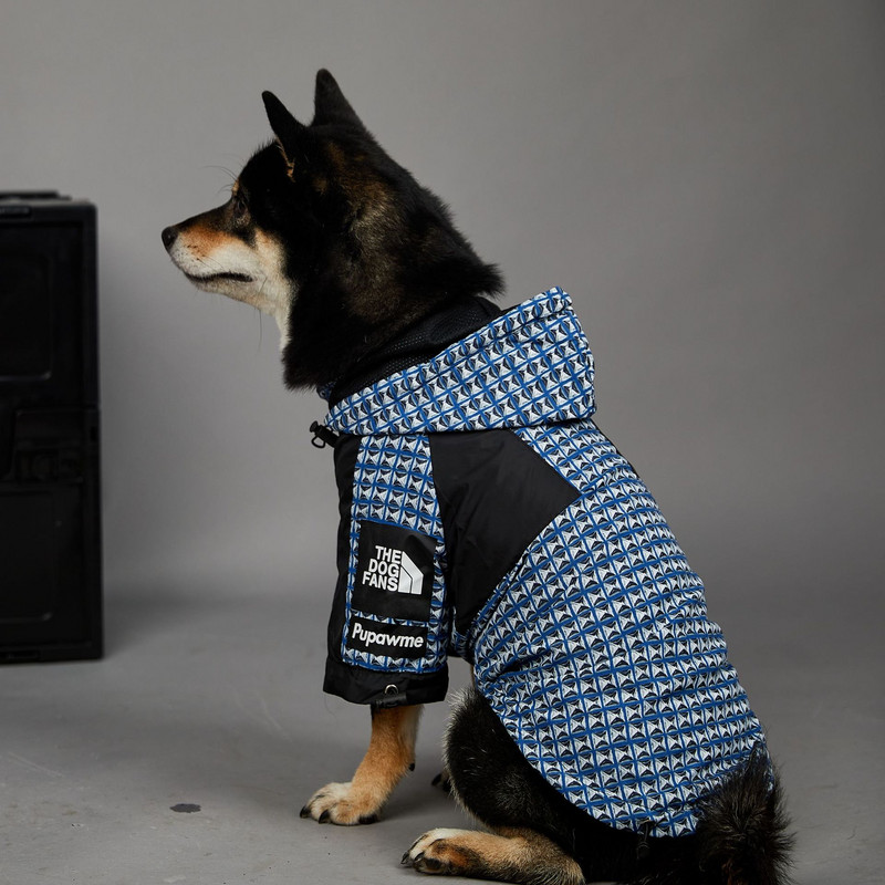 TheDogFace Pelernă de ploaie pentru câini din poliester Jachetă reglabilă Costum confortabil BlueRivet pentru cățeluș Câini drăguți Accesorii minunate Furnizor