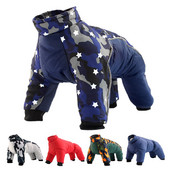 Koera mantel jakk Talvine Luksus Suur Suur Väike Keskmine Koer Disainer Riided Kostüümid Kombinesoonid Soe Paks Veekindel Sport Õues