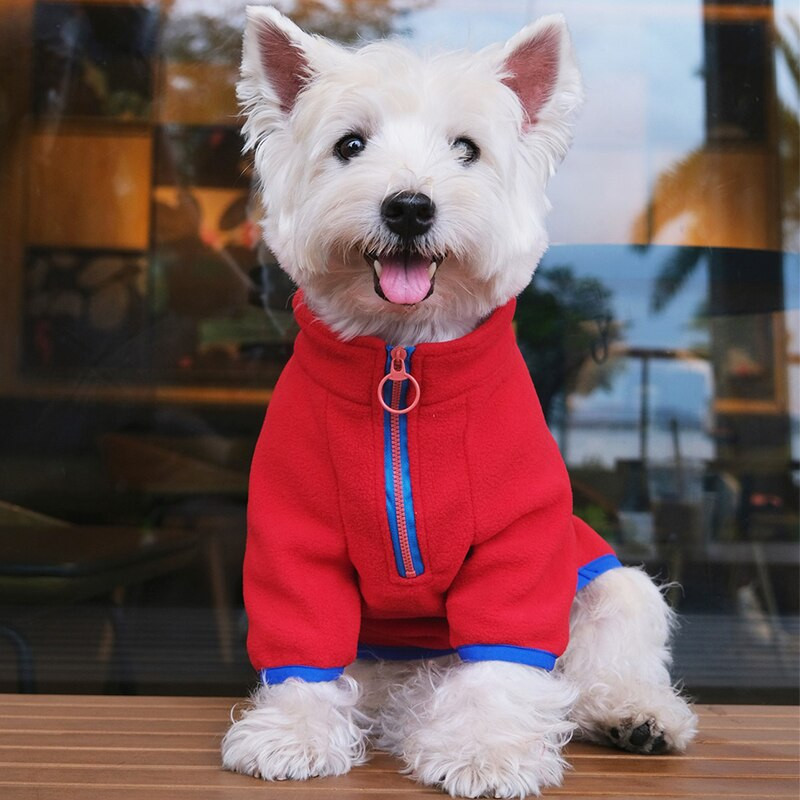 Oblečenie pre veľkých psov, zimná teplá polar fleecová bunda pre psov, mikiny s kapucňou pre veľké psy, francúzsky buldoček, bulteriér