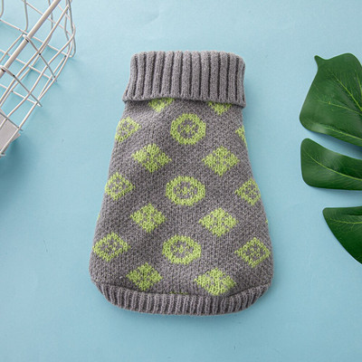 Pulover pentru animale de companie cu gât rotic la modă de toamnă/iarnă Haine moi și confortabile pentru câini Schnauzer Corgi pentru câini mici și mijlocii