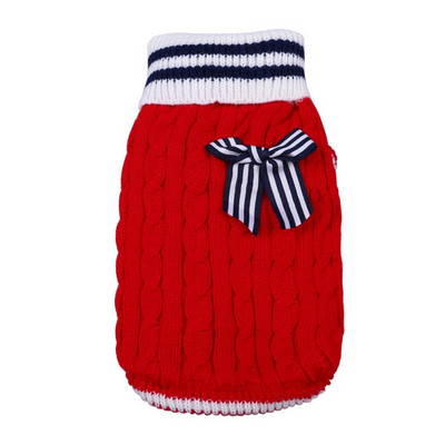 Koerariided soojad kutsika merevärvi stiilis kikilipsud kampsunid lemmiklooma jope mantel Talvine koera kampsun riided väikestele koertele chihuahua