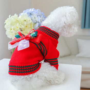 Αντιπτωτικό Pretty Christmas Elements Πουλόβερ σκύλου Universal Pet Apparel Παπιγιόν για το φθινόπωρο