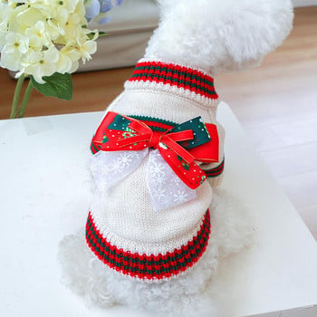 Αντιπτωτικό Pretty Christmas Elements Πουλόβερ σκύλου Universal Pet Apparel Παπιγιόν για το φθινόπωρο