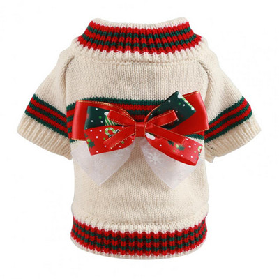 Αντιπτωτικό Pretty Christmas Elements Πουλόβερ σκύλου Universal Pet Apparel Παπιγιόν για το φθινόπωρο