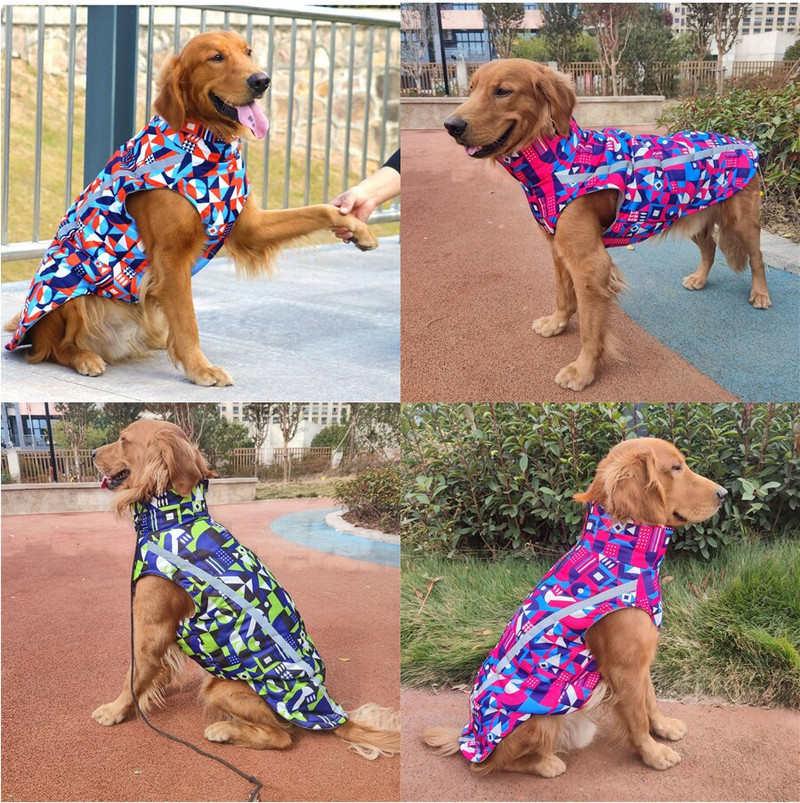 Suur koeravest jakk Talvine külma ilmaga soe lemmikloomamantel Dressipluus Kutsika riided Suurtele Keskmistele Väikestele Koertele Rõivaste Kostüüm