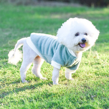 Сладко поларено облекло за домашни кучета за малки кучета, яке, зимно топло облекло за домашни любимци, дрехи за кучета, пуловер, дрехи за чихуахуа