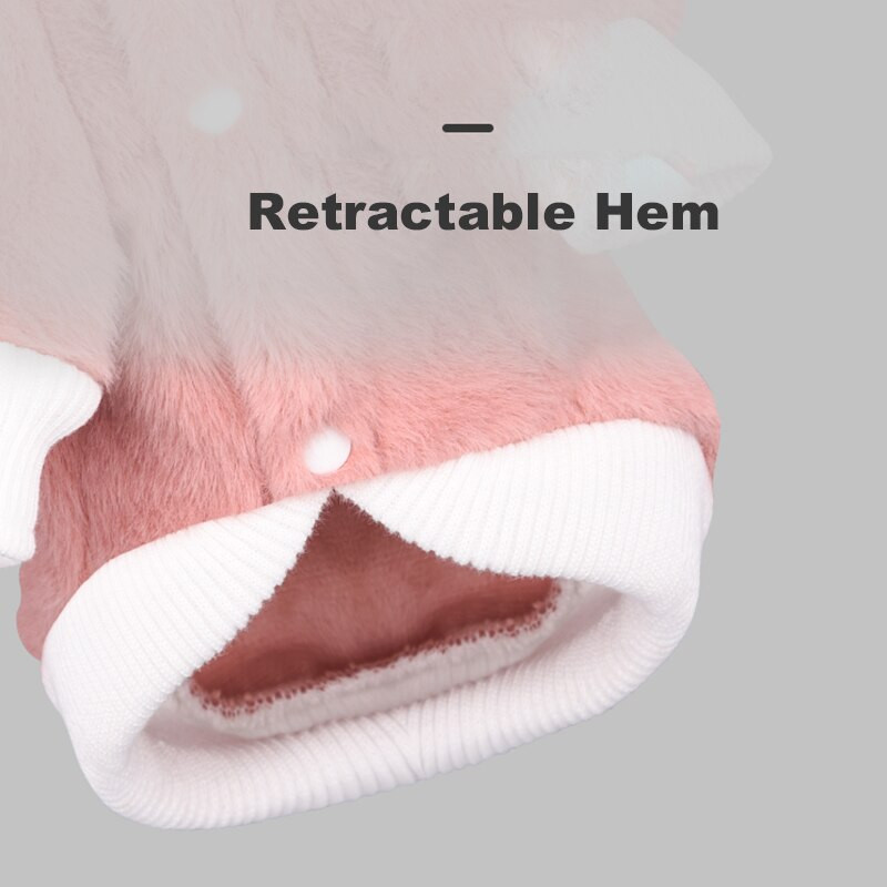 Haină drăguță pentru câini din lână pentru câini de talie mică Jachetă de iarnă îmbrăcăminte caldă pentru animale de companie pentru haine pentru câini pulover haine chihuahua