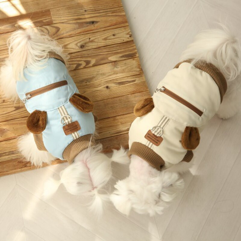 Módna bunda pre domáce zvieratá, jeseň/zima, oblečenie pre stredne veľké a malé psy, teplý vlnený kabát, mačiatko, šteňa, pekný sveter, sladký postroj, pudel, mops