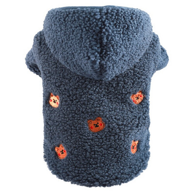 Iarnă pentru câini din lână de miel haine termice Hanorac pentru câini Jachetă termică pentru câini ținute pentru cățeluș haină pisica hanorac îmbrăcăminte