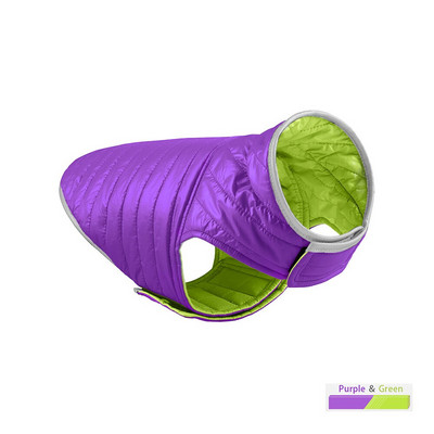 Pööratavad lemmikloomade koerte riided Veekindel talvine soe mantel mõlemalt küljelt sulejope väikestele keskmistele koertele Šnautseri lemmiklooma kutsika riided