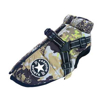 Talvised koerariided väikestele koertele Soe fliisist suur koerajope Veekindel lemmikloomamantel rakmetega Chihuahua riided kutsikakostüüm