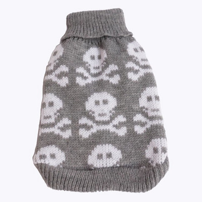 Mačka Pes Sveter Lebky Žakárový Domáce zvieratá Šteniatko Kabát Bunda Teplý Sveter Oblečenie Pre Psy Mačky Malé Stredné