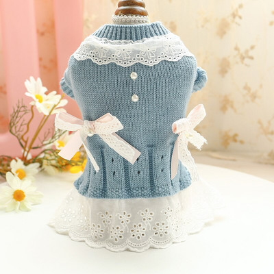 Mačka Pes Sveter Kabát Šteňa Oblečenie pre domáce zvieratá Psy Pletené oblečenie Čivava Yorkshirský teriér Pudel Bišoník Pomeranian Oblečenie Outfit