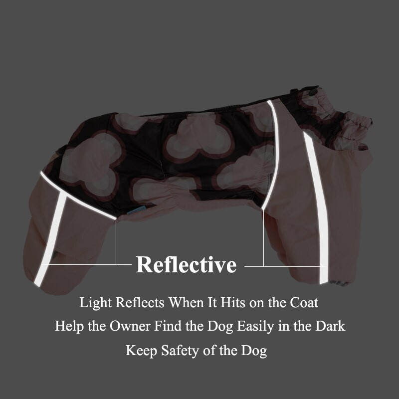 Koerariided Talvine veekindel väike koer Kombinesoon Peegeldav Pet Kombinesoon Vene stiilis Isane/emane koeramantel lumekostüüm paks soe