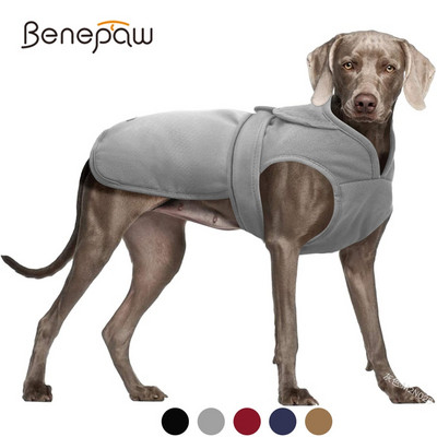 Benepaw Cold Weather Dog Coat Winter Comfortable Dog Warm Fleece Jacket Ветроустойчиво Куче Дрехи Жилетка За Малки Средно Големи Кучета