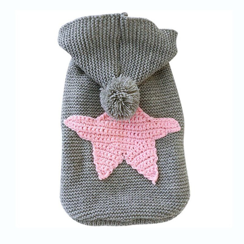 Pulover pentru câini, cald, toamnă, iarnă, hanorace pentru animale de companie, haină pentru câini de talie mică, mijlocie, tricotată moale, jachetă pentru animale de companie, îmbrăcăminte pentru buldogi chihuahua