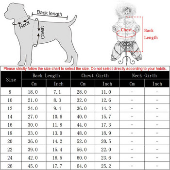 Зимни дрехи за кучета за малки кучета Водоустойчиво куче Удебелено топло кученце Пухено палто за домашни любимци Комбинезон с качулка Облекло за чихуахуа