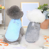 Ρούχα για κατοικίδια Fleece Ζεστό γιλέκο σκύλου Παλτό Πουλόβερ Κουτάβι Πουλόβερ Γάτα Ένδυση για κατοικίδια Μονόχρωμο Ζεστό γιλέκο για κατοικίδια