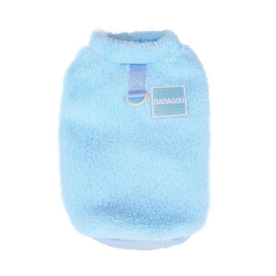 Ρούχα για κατοικίδια Fleece Ζεστό γιλέκο σκύλου Παλτό Πουλόβερ Κουτάβι Πουλόβερ Γάτα Ένδυση για κατοικίδια Μονόχρωμο Ζεστό γιλέκο για κατοικίδια