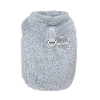 Ρούχα για κατοικίδια Fleece Ζεστό γιλέκο σκύλου Παλτό Πουλόβερ Κουτάβι Πουλόβερ Γάτα Ένδυση για κατοικίδια Μονόχρωμο Ζεστό γιλέκο για κατοικίδια