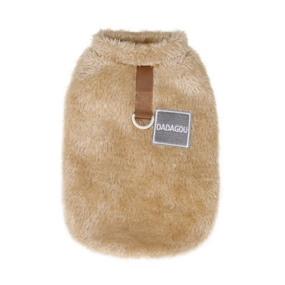 Ρούχα για κατοικίδια Fleece Ζεστό γιλέκο σκύλου Παλτό Πουλόβερ Κουτάβι Πουλόβερ Γάτα Ένδυση για κατοικίδια Μονόχρωμο Ζεστό γιλέκο για κατοικίδια