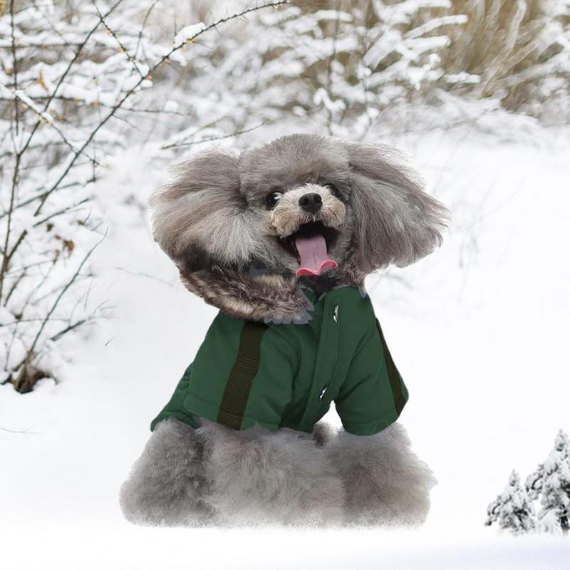 Paltoane pentru câini pentru vreme rece Rezistent la vânt, caldă, groasă, pentru câini, pentru câini, pentru iarnă, haine de iarnă pentru câini, super caldă.