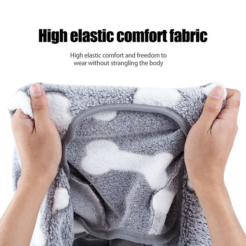 Flísové oblečenie pre psov, pyžamo pre francúzskych buldočkov, overal pre psov, teplé oblečenie pre malé a stredné psy, zimný kostým pre psov