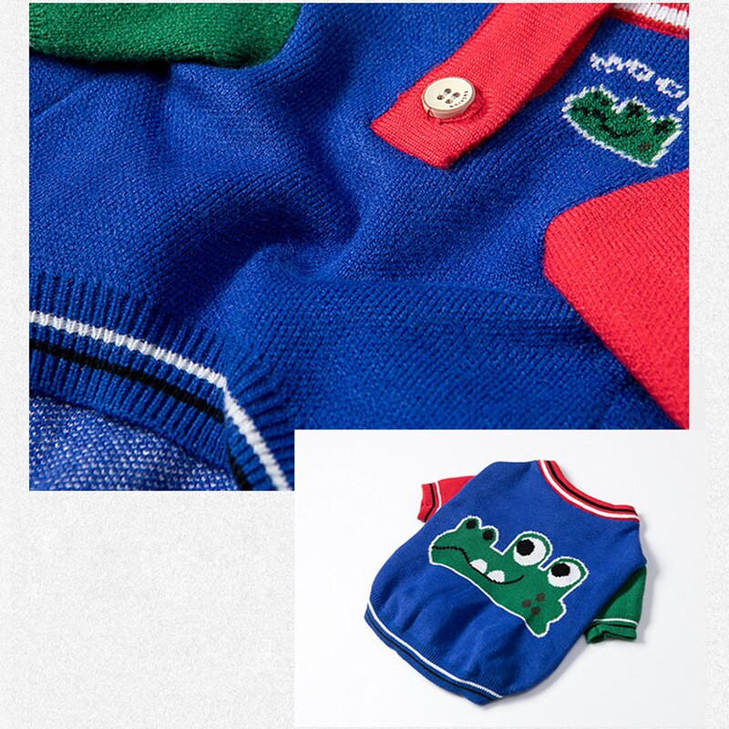 Câini drăguți, pulover de toamnă, cămașă pentru animale de companie caldă, pisică, îmbrăcăminte tricotată, costum pentru cățeluș, pisoi, haine de lux pentru chihuahua pentru buldog francez