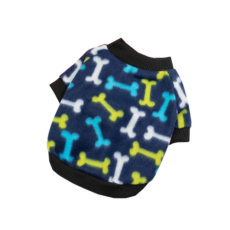Šuniuko marškinėliai naminiams gyvūnėliams naminiams gyvūnėliams megztiniai Šunims Striukė šunų drabužiai Šilti drabužiai naminiams gyvūnėliams Mieli, patogūs marginti šunų marškinėliai su kaklu