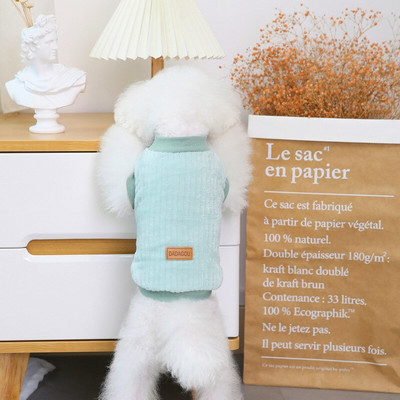 Haină pentru câini Haine pentru câini mici Chihuahua Yorkie Căptușeală moale Cămașă pentru pisici Jachetă caldă pentru cățeluș Îmbrăcăminte pentru câini S-XXL Nou