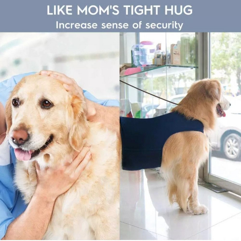 Mäkké pohodlné oblečenie proti úzkosti pre mačky/psy, košeľa, vesta pre šteniatka, bunda pre psov, upokojujúci kabát pre domáce zvieratá