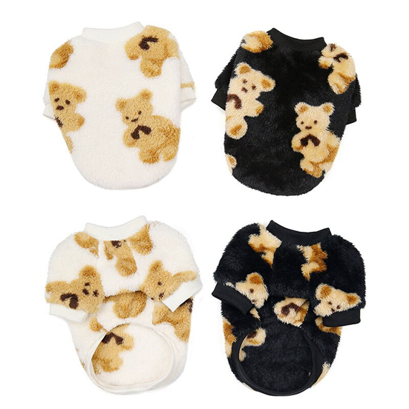 Haina caldă de iarnă pentru câini Hanorace cu ursuleț drăguț pentru câini de talie mică Chihuahua Bull Dog Pulover Jachetă Cățeluș Îmbrăcăminte pentru pisici Furnizor de animale de companie